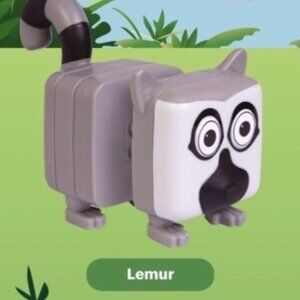 🍒4 for $20🍒 NIP McDonald's Happy Meal 2020 - Lemur Building Blocks Kids Toy